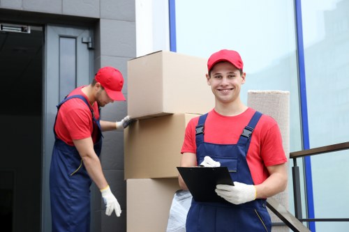Careful loading of furniture for same day removals in central London