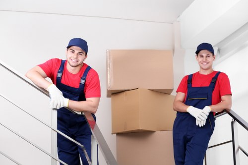 Student removals planning in Barbican with apartment access considerations