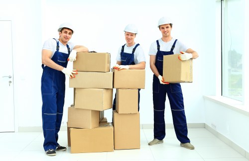 Office relocation support near Barbican with desks, equipment, and organised loading