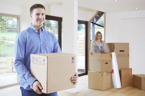 Local removals crew handling flat move logistics near Barbican