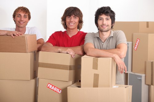 Business items organised for a smooth commercial move in Barbican