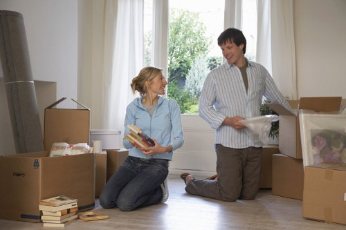 Packing and furniture handling for a Barbican home move