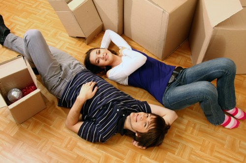 Office and residential moving support with a van in Barbican